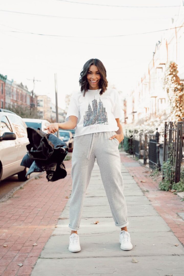 hoodie and sweats outfit